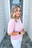 Mystic Light Pink Sweater Top