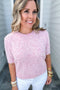 Mystic Light Pink Sweater Top