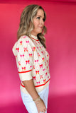 THML: Pretty In Bows Sweater - Pink