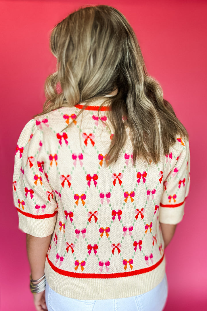 THML: Pretty In Bows Sweater - Pink