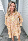 Simply Southern: Floral Button Down Shift Dress