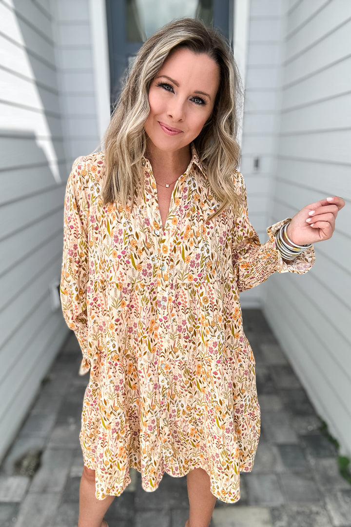 Simply Southern: Floral Button Down Shift Dress