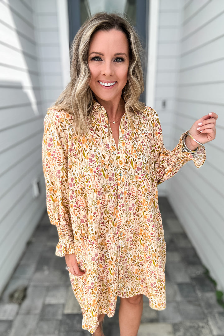 Simply Southern: Floral Button Down Shift Dress