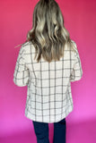 Leveling Up Blazer - Tan Plaid