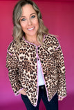 Fierce Leopard Quilted Jacket