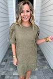 Molly Bracken: Corduroy Shift Dress