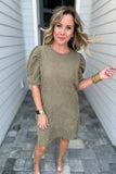 Molly Bracken: Corduroy Shift Dress