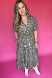 THML: Leopard Does It Midi Dress