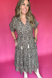 THML: Leopard Does It Midi Dress