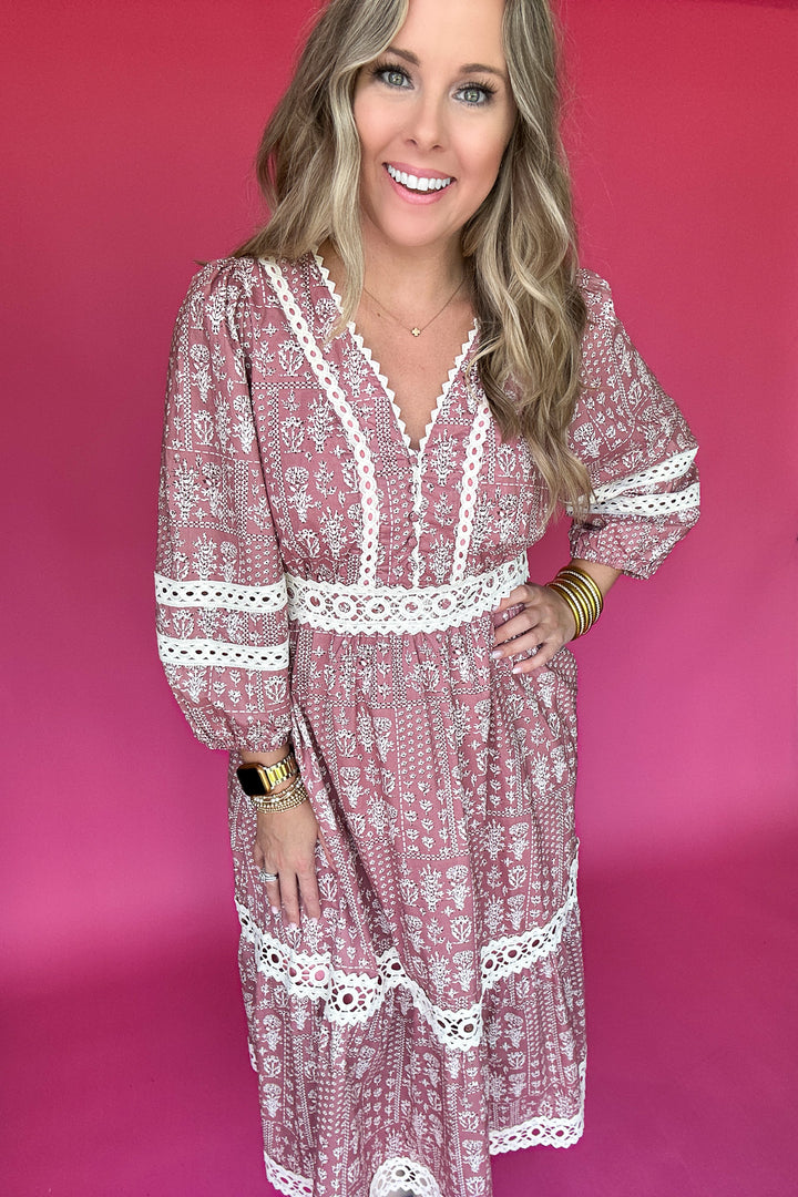 Dreaming of You Midi Dress - Mauve