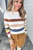 Molly Bracken: Corduroy Skirt  - Beige