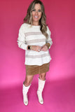 On Time Mocha Sweater