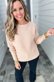 Blushing Beauty Bat Wing Sweater