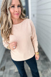 Blushing Beauty Bat Wing Sweater