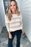 On Time Mocha Sweater