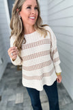 On Time Mocha Sweater