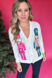 Nutcracker Sequin Cardigan