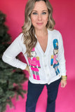 Nutcracker Sequin Cardigan