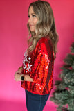 Simply Southern: Merry Christmas Sequin Top