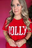 Z Supply: Jolly Boyfriend Tee - Haute Red