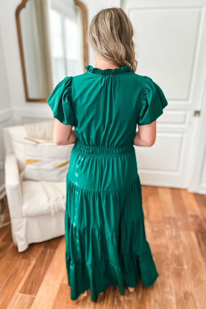 Tomorrow Is Calling Dress - Hunter Green