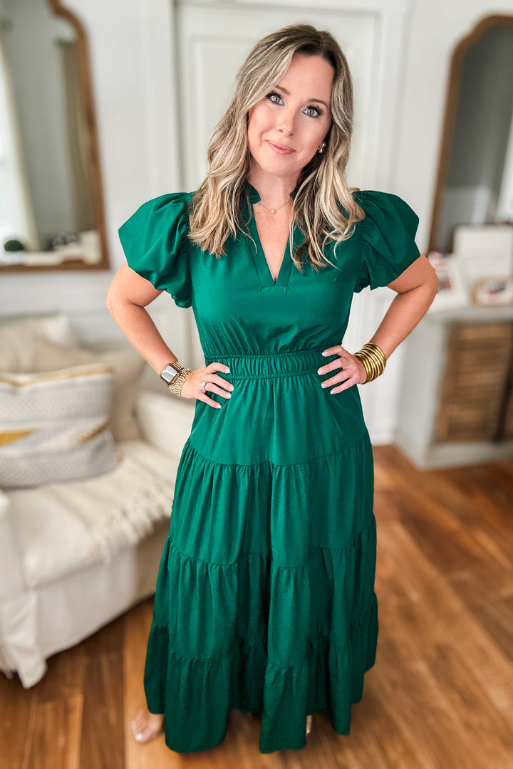 Tomorrow Is Calling Dress - Hunter Green