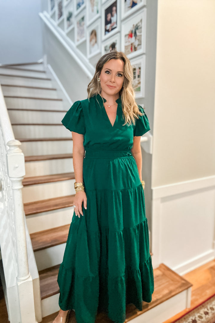 Tomorrow Is Calling Dress - Hunter Green