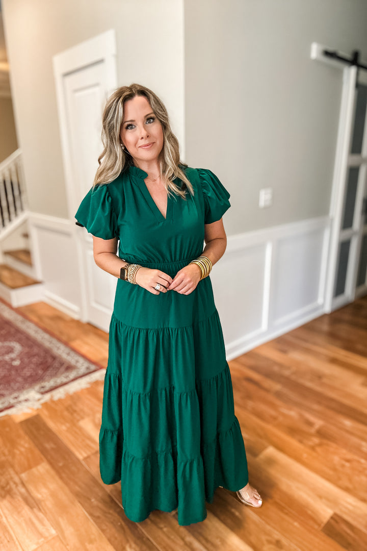 Tomorrow Is Calling Dress - Hunter Green