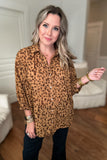 See Me Now Leopard Tunic - Camel