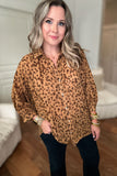 See Me Now Leopard Tunic - Camel