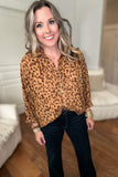 See Me Now Leopard Tunic - Camel