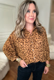 See Me Now Leopard Tunic - Camel