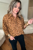 See Me Now Leopard Tunic - Camel