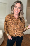 See Me Now Leopard Tunic - Camel