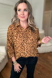 See Me Now Leopard Tunic - Camel