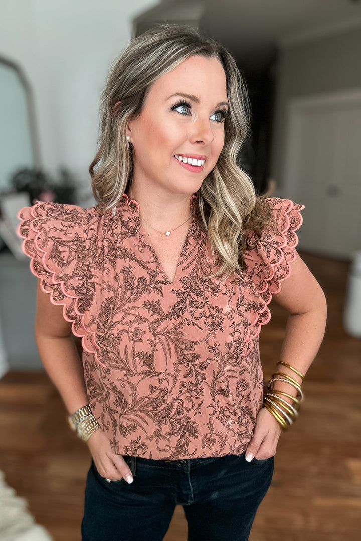 Soul Sister Scallop Top