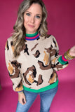 THML: Love You Leopard Sweater