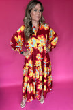 To The Rescue Floral Maxi Dress