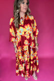 To The Rescue Floral Maxi Dress