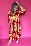 To The Rescue Floral Maxi Dress