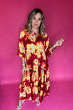 To The Rescue Floral Maxi Dress