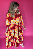 To The Rescue Floral Maxi Dress