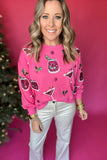 Holiday Spirits Cocktail Sweater