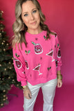 Holiday Spirits Cocktail Sweater