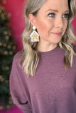 Gingerbread House Earrings