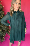 Molly Bracken: Shine On Hunter Green Dress