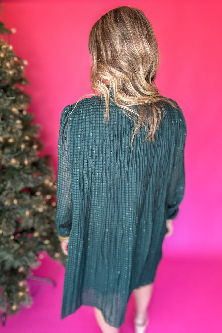 Molly Bracken: Shine On Hunter Green Dress