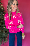 THML: Pretty Bow Please Sweater - Pink