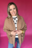 Back To Basics Tan Winged Cardigan