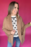 Back To Basics Tan Winged Cardigan